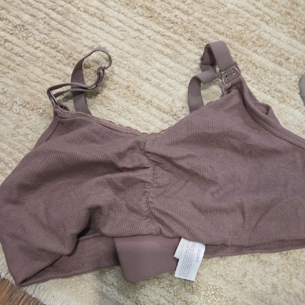 Joyspun Mauve Ribbed Bralette